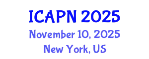 International Conference on Ageing, Psychology and Neuroscience (ICAPN) November 10, 2025 - New York, United States