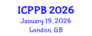 International Conference on Plants Physiology and Breeding (ICPPB) January 19, 2026 - London, United Kingdom