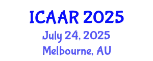 International Conference on Antibiotics and Antibiotic Resistance (ICAAR) July 24, 2025 - Melbourne, Australia