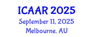 International Conference on Antibiotics and Antibiotic Resistance (ICAAR) September 11, 2025 - Melbourne, Australia