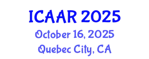 International Conference on Antibiotics and Antibiotic Resistance (ICAAR) October 16, 2025 - Quebec City, Canada