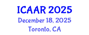 International Conference on Antibiotics and Antibiotic Resistance (ICAAR) December 18, 2025 - Toronto, Canada