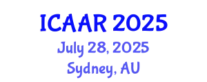 International Conference on Antibiotics and Antibiotic Resistance (ICAAR) July 28, 2025 - Sydney, Australia