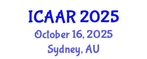 International Conference on Antibiotics and Antibiotic Resistance (ICAAR) October 16, 2025 - Sydney, Australia