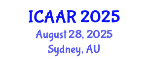 International Conference on Antibiotics and Antibiotic Resistance (ICAAR) August 28, 2025 - Sydney, Australia