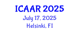 International Conference on Antibiotics and Antibiotic Resistance (ICAAR) July 17, 2025 - Helsinki, Finland