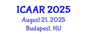 International Conference on Antibiotics and Antibiotic Resistance (ICAAR) August 21, 2025 - Budapest, Hungary