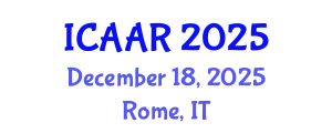 International Conference on Antibiotics and Antibiotic Resistance (ICAAR) December 18, 2025 - Rome, Italy