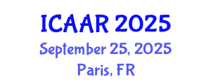 International Conference on Antibiotics and Antibiotic Resistance (ICAAR) September 25, 2025 - Paris, France