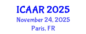 International Conference on Antibiotics and Antibiotic Resistance (ICAAR) November 24, 2025 - Paris, France