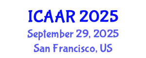 International Conference on Antibiotics and Antibiotic Resistance (ICAAR) September 29, 2025 - San Francisco, United States