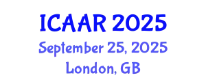 International Conference on Antibiotics and Antibiotic Resistance (ICAAR) September 25, 2025 - London, United Kingdom