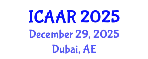 International Conference on Antibiotics and Antibiotic Resistance (ICAAR) December 29, 2025 - Dubai, United Arab Emirates