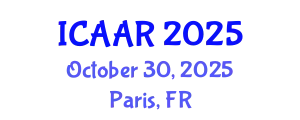 International Conference on Antibiotics and Antibiotic Resistance (ICAAR) October 30, 2025 - Paris, France