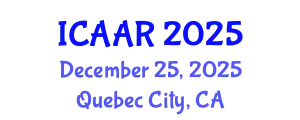 International Conference on Antibiotics and Antibiotic Resistance (ICAAR) December 25, 2025 - Quebec City, Canada
