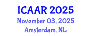 International Conference on Antibiotics and Antibiotic Resistance (ICAAR) November 03, 2025 - Amsterdam, Netherlands