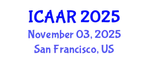 International Conference on Antibiotics and Antibiotic Resistance (ICAAR) November 03, 2025 - San Francisco, United States