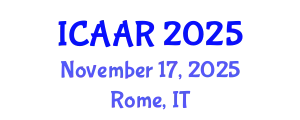 International Conference on Antibiotics and Antibiotic Resistance (ICAAR) November 17, 2025 - Rome, Italy