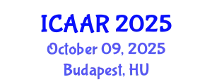 International Conference on Antibiotics and Antibiotic Resistance (ICAAR) October 09, 2025 - Budapest, Hungary