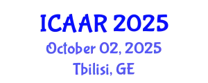 International Conference on Antibiotics and Antibiotic Resistance (ICAAR) October 02, 2025 - Tbilisi, Georgia