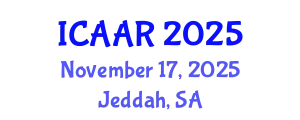 International Conference on Antibiotics and Antibiotic Resistance (ICAAR) November 17, 2025 - Jeddah, Saudi Arabia