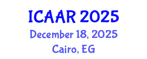 International Conference on Antibiotics and Antibiotic Resistance (ICAAR) December 18, 2025 - Cairo, Egypt