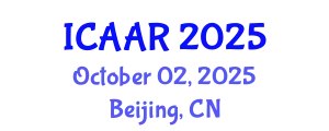 International Conference on Antibiotics and Antibiotic Resistance (ICAAR) October 02, 2025 - Beijing, China
