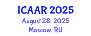 International Conference on Antibiotics and Antibiotic Resistance (ICAAR) August 28, 2025 - Moscow, Russia