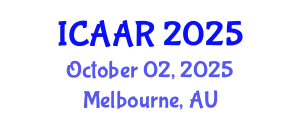 International Conference on Antibiotics and Antibiotic Resistance (ICAAR) October 02, 2025 - Melbourne, Australia