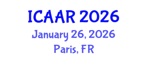 International Conference on Antibiotics and Antibiotic Resistance (ICAAR) January 26, 2026 - Paris, France