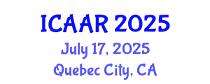 International Conference on Antibiotics and Antibiotic Resistance (ICAAR) July 17, 2025 - Quebec City, Canada