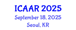 International Conference on Antibiotics and Antibiotic Resistance (ICAAR) September 18, 2025 - Seoul, Republic of Korea