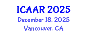 International Conference on Antibiotics and Antibiotic Resistance (ICAAR) December 18, 2025 - Vancouver, Canada