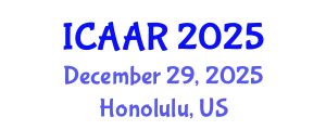 International Conference on Antibiotics and Antibiotic Resistance (ICAAR) December 29, 2025 - Honolulu, United States