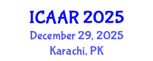 International Conference on Antibiotics and Antibiotic Resistance (ICAAR) December 29, 2025 - Karachi, Pakistan