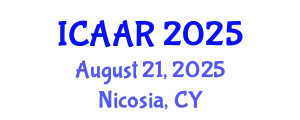 International Conference on Antibiotics and Antibiotic Resistance (ICAAR) August 21, 2025 - Nicosia, Cyprus