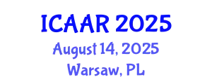 International Conference on Antibiotics and Antibiotic Resistance (ICAAR) August 14, 2025 - Warsaw, Poland