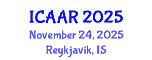 International Conference on Antibiotics and Antibiotic Resistance (ICAAR) November 24, 2025 - Reykjavik, Iceland