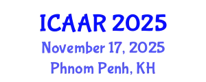 International Conference on Antibiotics and Antibiotic Resistance (ICAAR) November 17, 2025 - Phnom Penh, Cambodia
