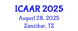 International Conference on Antibiotics and Antibiotic Resistance (ICAAR) August 28, 2025 - Zanzibar, Tanzania