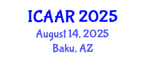 International Conference on Antibiotics and Antibiotic Resistance (ICAAR) August 14, 2025 - Baku, Azerbaijan