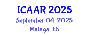 International Conference on Antibiotics and Antibiotic Resistance (ICAAR) September 04, 2025 - Málaga, Spain