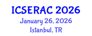 International Conference on Speech Emotion Recognition in Affective Computing (ICSERAC) January 26, 2026 - Istanbul, Turkey