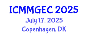 International Conference on Music, Musical Gestures and Embodied Cognition (ICMMGEC) July 17, 2025 - Copenhagen, Denmark