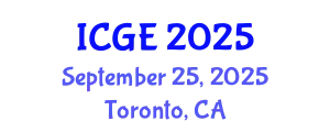 International Conference on Gamification of Education (ICGE) September 25, 2025 - Toronto, Canada