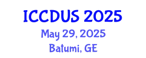 International Conference on Carbon Dioxide Utilization and Sequestration (ICCDUS) May 29, 2025 - Batumi, Georgia
