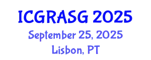 International Conference on Green Revolution and Agriculture for Sustainable Growth (ICGRASG) September 25, 2025 - Lisbon, Portugal