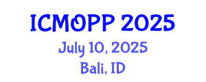 International Conference on Microplastics and Ocean Plastic Pollution (ICMOPP) July 10, 2025 - Bali, Indonesia