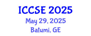 International Conference on Computer Science Education (ICCSE) May 29, 2025 - Batumi, Georgia