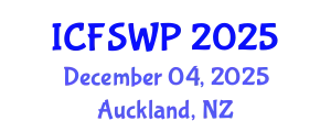 International Conference on Friction Stir Welding and Processing (ICFSWP) December 04, 2025 - Auckland, New Zealand